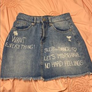 H&M Mini Jean Skirt